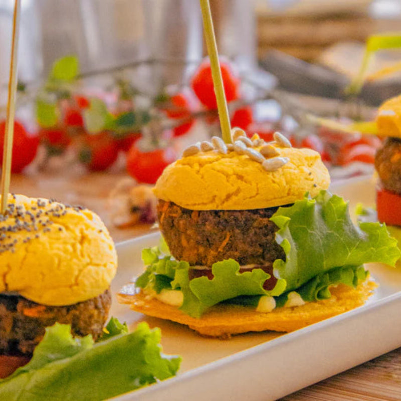 Preparato pronto vegetale per hamburgher (sorgo e fagioli neri)
