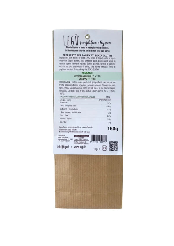 Farina per Pizze e Focacce senza glutine