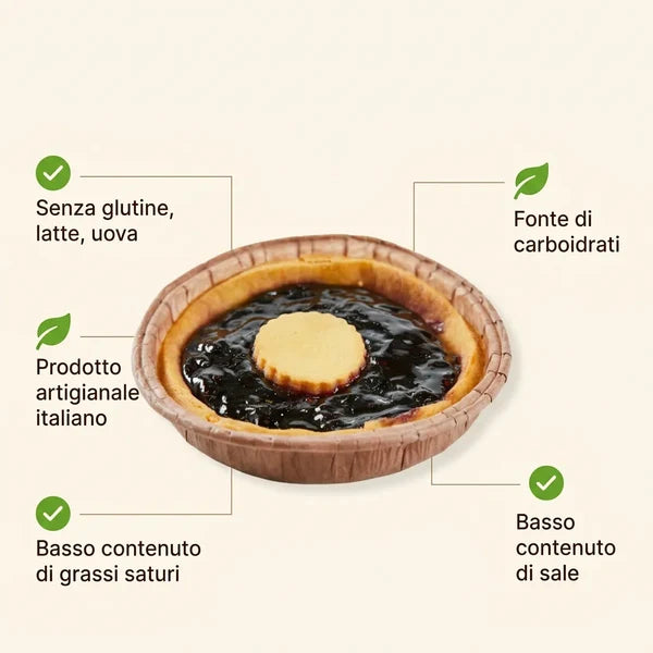 Crostatina ai Frutti di Bosco Senza Glutine