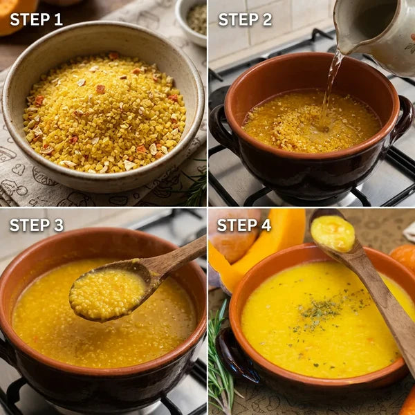 Zuppa Delicata Bio con Carote e Zucca
