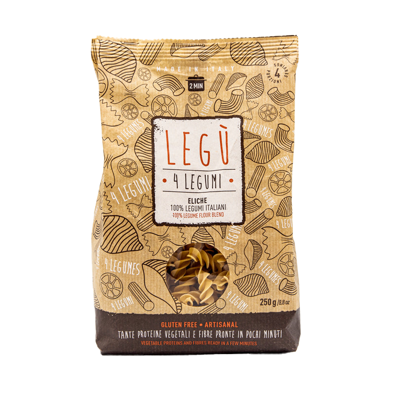 Pasta Fusilli (Eliche) 4 legumes (100% legumes)