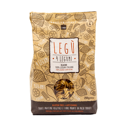 Pasta Fusilli (Eliche) 4 legumes (100% legumes)
