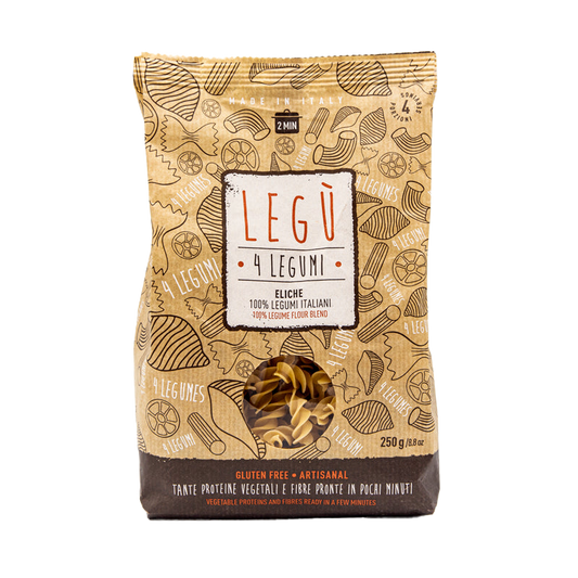 Pasta Fusilli (Eliche) 4 legumes (100% legumes)