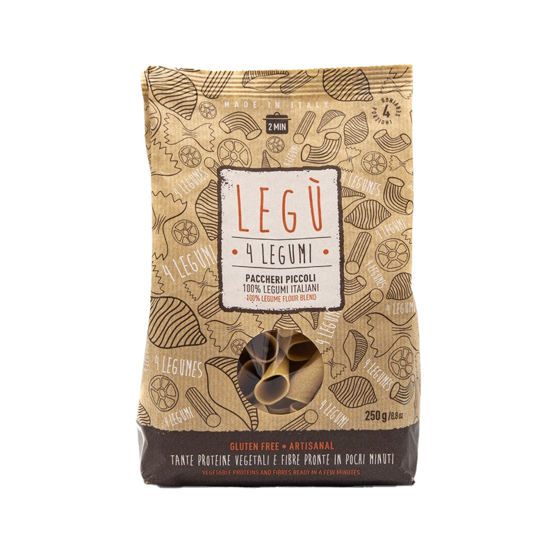 Pasta small Paccheri 4 legumes (100% legumes)
