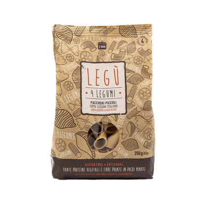 Pasta small Paccheri 4 legumes (100% legumes)