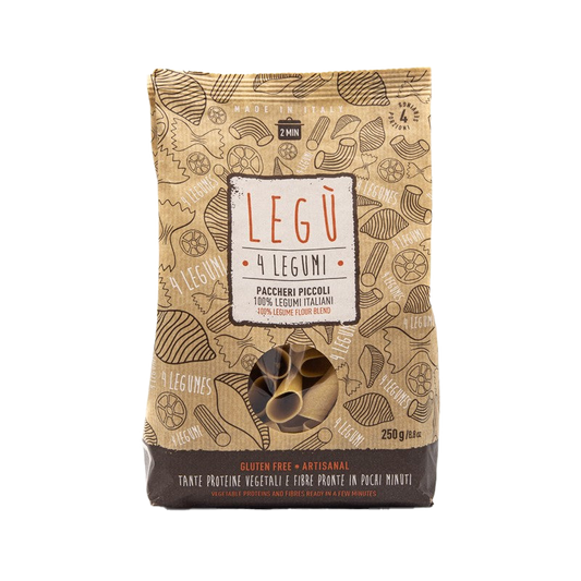 Pasta small Paccheri 4 legumes (100% legumes)