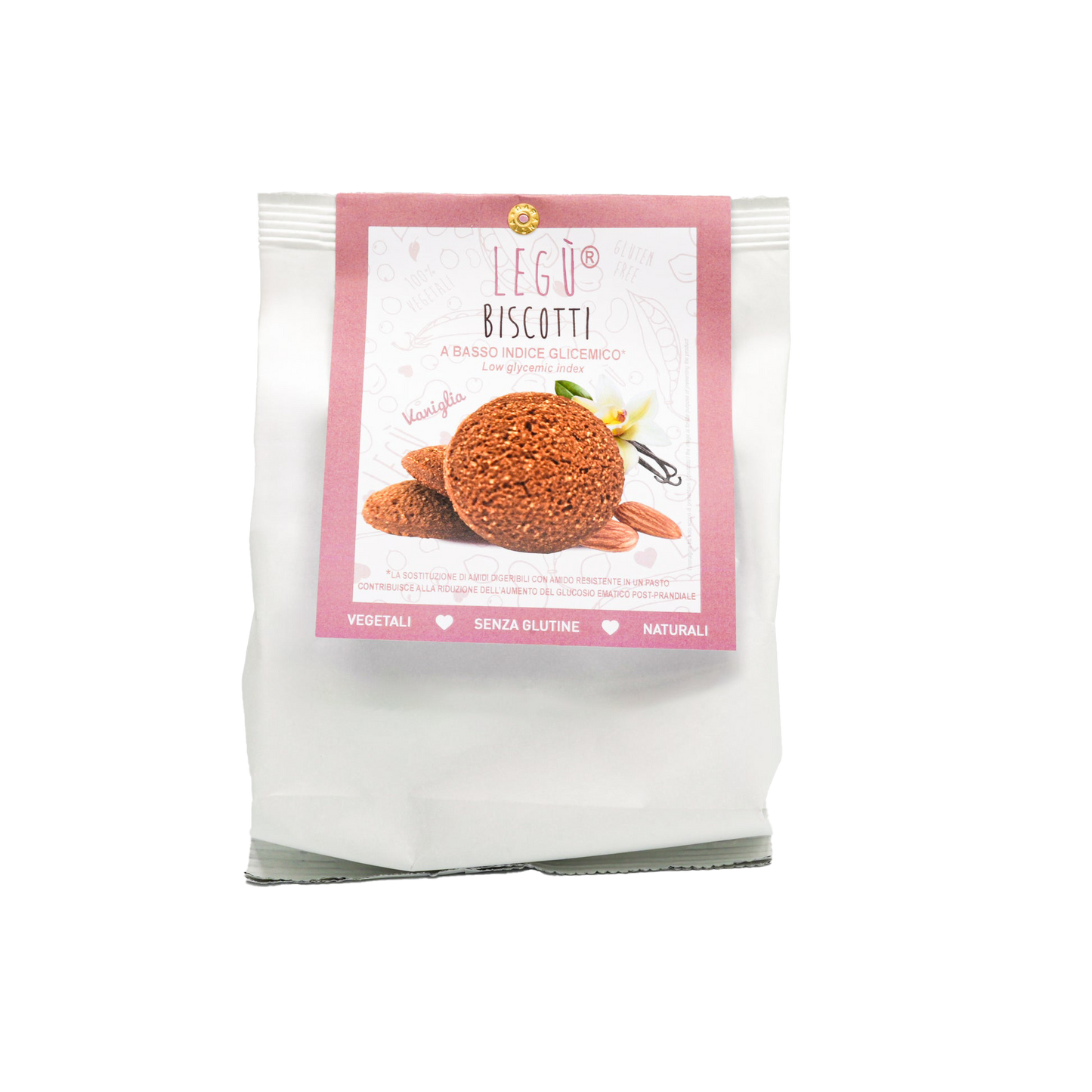 Biscuits of legumes Vanilla flavored