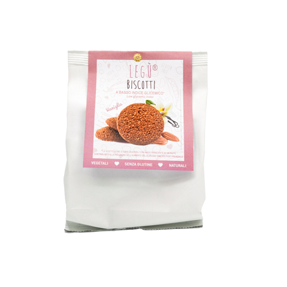 Biscuits of legumes Vanilla flavored