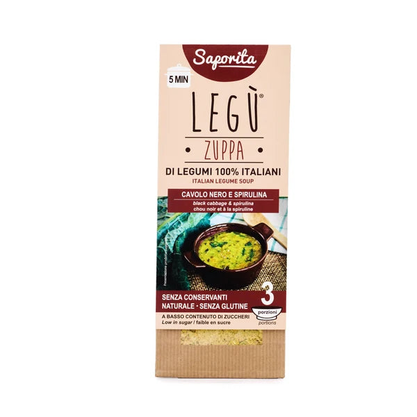 Zuppa Saporita Bio con Cavolo Nero e Spirulina