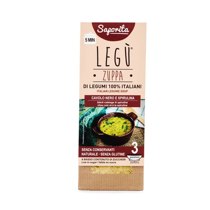 Zuppa Saporita Bio con Cavolo Nero e Spirulina