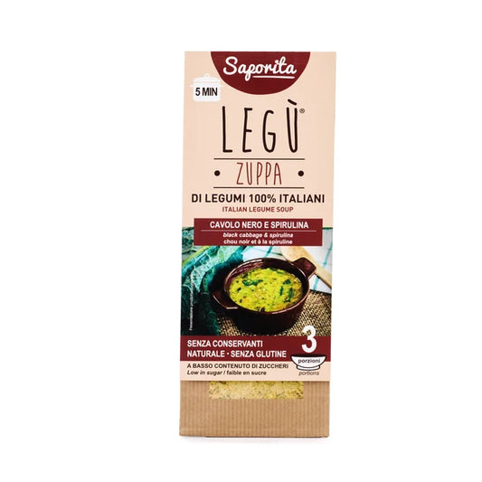 Zuppa Saporita Bio con Cavolo Nero e Spirulina